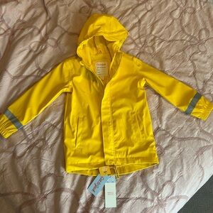 Cat & Jack Yellow Raincoat with Hood